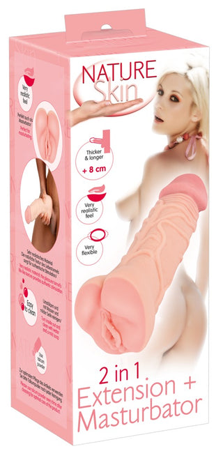 Realistischer Masturbator & Penis-Sleeve – Hautähnliches Nature Skin-Material JK