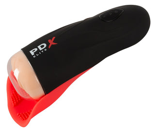 PDX Elite Fuck-O-Matic – Masturbator mit Hodenstimulation & Saugfunktion