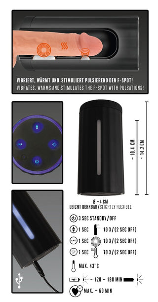 REBEL Blow Job Masturbator mit 3 verschiedenen Funktionen !   SV