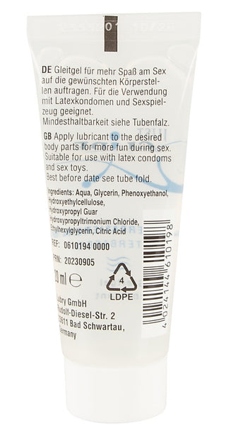 Just Glide – Wasserbasiertes Gleitgel für sinnliche Momente! - 20ml