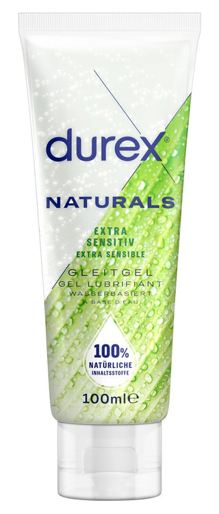 Durex Naturals – Sanftes, Wasserbasiertes Gleitgel mit Biolin