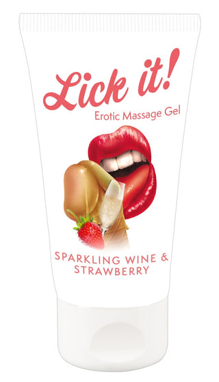 Lick-it Sparkling Wine & Strawberry JK