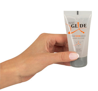 Just Glide Performance – Wasserbasiertes Gleitgel mit Silikon für langanhaltende Gleitfreude