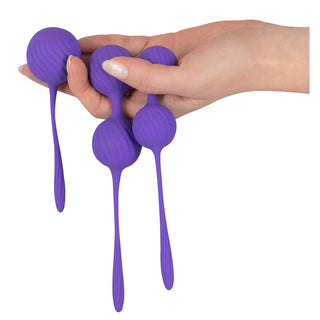 6 Kegel Training Balls, Liebeskugeln in lila, Maße7