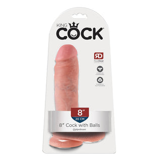 cock neben dose als größenvergleich, eier nach links, steht grade und dick