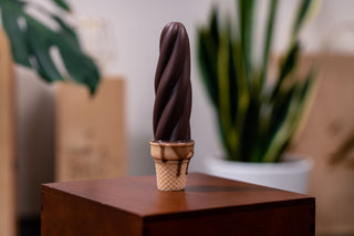 Softeis Dildo: Twirl Braun