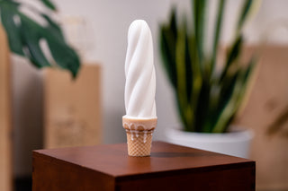 Softeis Dildo: Twirl Weiß