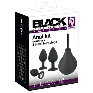butt plugs mit steinchen und intimdusche