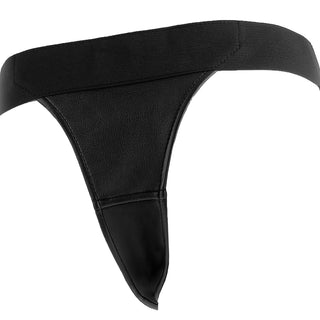 crotchless harness strap on loch mit beinen