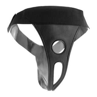 crotchless harness strap on loch sichtbar