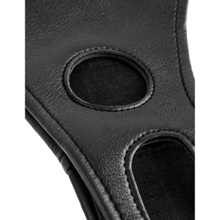 crotchless harness strap on von hinten