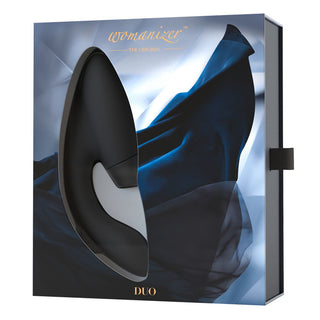 Duo Womanizer, doppelt stimulierender Vibrator in rot, Vibrationsmodi