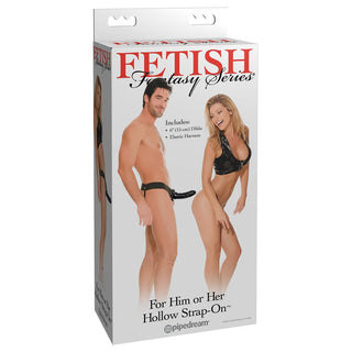 Hollow Strap-on für sie und für ihn, in schwarz, verpackung