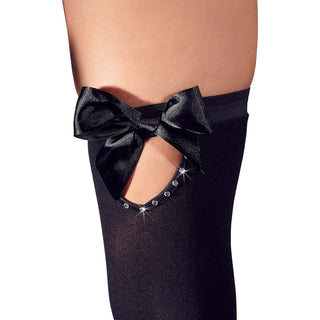 Halterlose Strümpfe von Cottelli Legwear mit Schleife