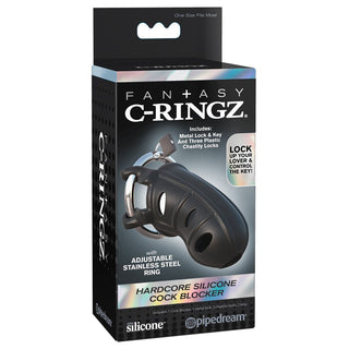 Hardcore Silicone Cock Blocker, Peniskäfig
