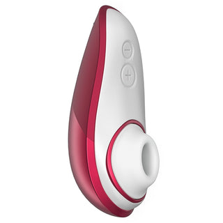 Womanizer Liberty Pulsator, vibrator in Rot, zwei scheiben aufeinander