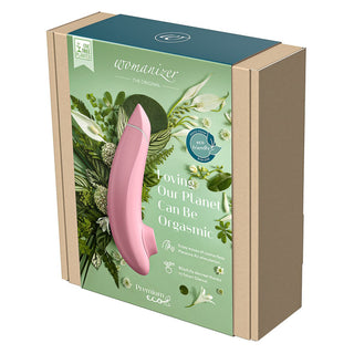 Premium Womanizer Eco in rosa, Verpackung
