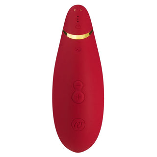 Premium Womanizer Druckwellenvibrator in rot Rückseite