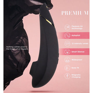 Premium Womanizer Druckwellenvibrator in rot Flyer