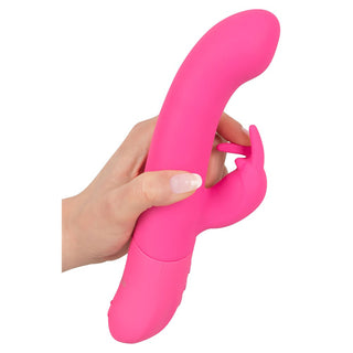 Rechargeable G-Sport Rabbitvibrator in rosa von Sweet Smile mit Ladekabel