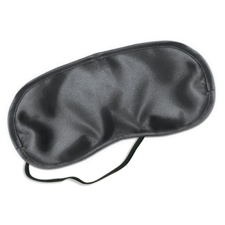 Satin Love Mask Augenmaske in schwarz