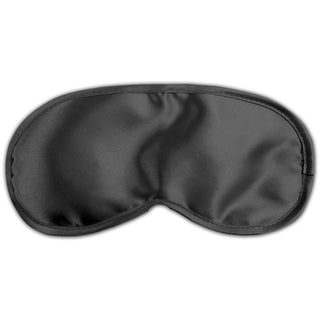 Satin Love Mask Augenmaske in schwarz