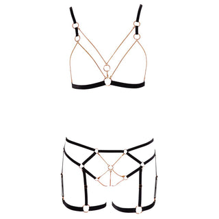 Set Lingerie, schwarzer BH und Slip von Cottelli Lingerie