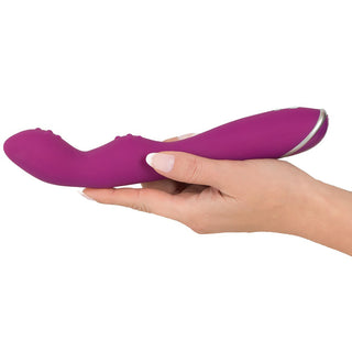 vibrator in hand, flach