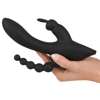 Triple G-Punkt Vibrator in schwarz