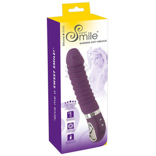 Wärmender Soft Vibrator in Lila in Verpackung