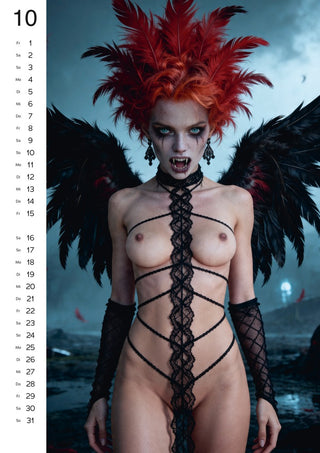 ORION Wild Fantasy 2027 Pin-up Kalender 10er-Set