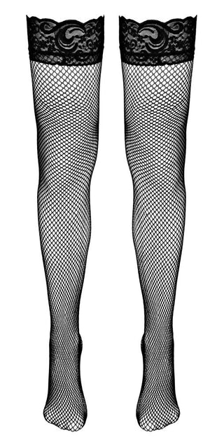 Hold-up fishnet stockings