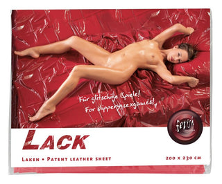 Lack sheet - dark red