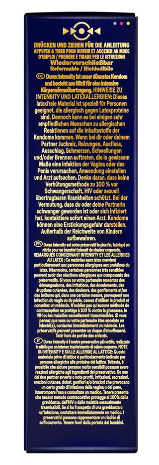 Durex Intensity Kondome Transparent 8er-Set
