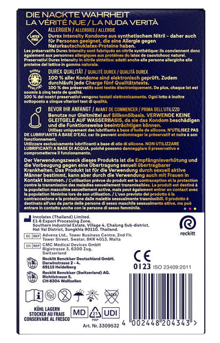 Durex Intensity Kondome Transparent 8er-Set
