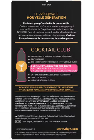 Skyn Kondome latexfrei cocktail club 9 Stück