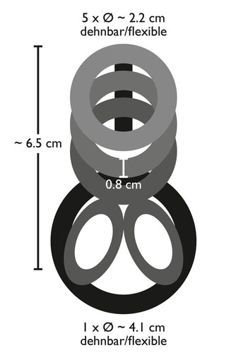 Bad Kitty - Cockring mit Penis-Hoden-Ring