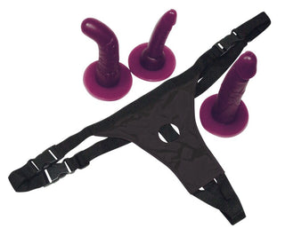 Bad Kitty - Strap-On purple Set