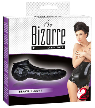 Be Bizarre Latex-Penishülle - schwarz