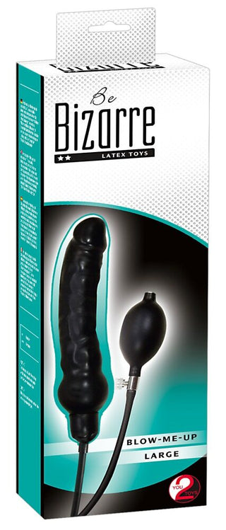 Be Bizarre Dildo Blow Me Up Large - black