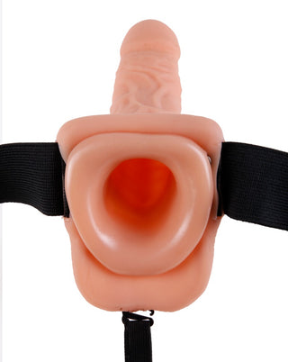 Umschnalldildo Hollow Strap-on with Balls - 19 cm   SV