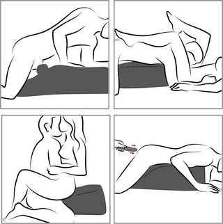 Sexkissen mit Halterung für Fleshlight-Masturbatoren