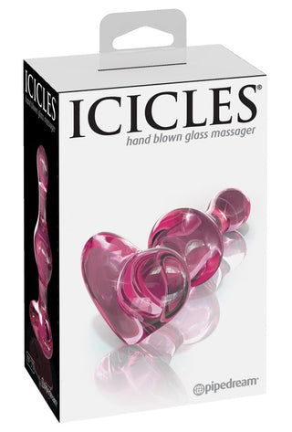 Glass anal plug "Icicles No. 75"