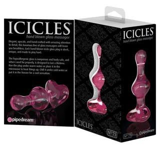 Glass anal plug "Icicles No. 75"