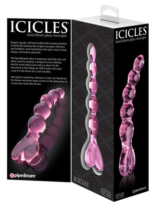 Icicles No. 43 Glasdildo Pink