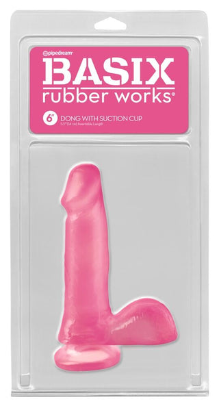 Natural dildo "Dong 6 Inch Suction Cup"