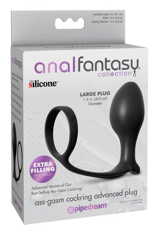 Anal Plug "Ass-Gasm Cock Ring Advanced Plug"