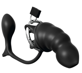 Anal Fantasy Elite Ass-Gasm Cock Blocker Schwarz