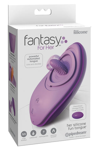 Auflegevibrator "Her Silicone Fun Tongue"   SV