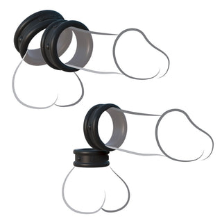 Penis- und Hodenring "Max-Width Silicone Rings"  SV
